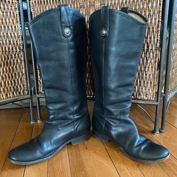 Size 8//Frye Melissa Button Riding Boots - Picture 2 of 7